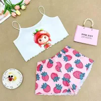 ست کراپ شورتک گیاهی طرح متنوع سایز ۳۸ تا ۴۴|لباس|بوشهر, |دیوار