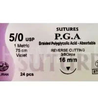نخ جراحی ویکریلP.G.Aسوچرز 5/0کات تاریخ نزدیک