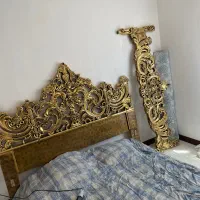 سرویس خواب چوب راش با تشک‌فنری۲۵