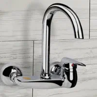 شیرآلات ظرفشویی دیواری سنگین ۷ سال گارانتی کد hs6