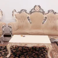مبل هفت نفره همراه میز وعسلی