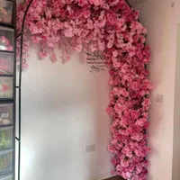(شکوفه هلو/اجراکننده درختچه های شکوفه روی دیوار)|گل مصنوعی|تهران, آهنگ|دیوار