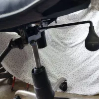 صندلی مدیریتی پشت بلند تمام چرم تنظیم ارتفاع جکی|دفتر کار|مریوان, |دیوار