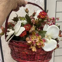 سبد گل مصنوعی