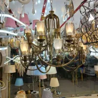 خرید فروش خریدار لوستر ساعت آینه بوفه برنزی وغیر