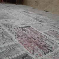 فرش فانتری قشنگ و سالم و کناره فرش گردویی جنس خوب