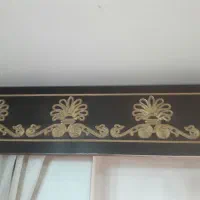 کتیبه چوبی پرده سالن پذیرائی