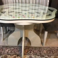 میز نهار خوری و پرده|میز و صندلی غذاخوری|تهران, پرستار|دیوار