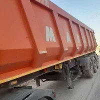 تریلی کمپرسی|خودرو سنگین|رباط‌کریم, رباط‌کریم|دیوار