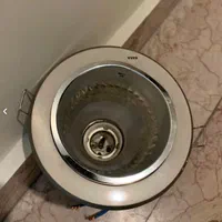 چراغ هالوژن استیل سیلندری قطر ۱۰