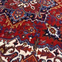 یک جغت (۲عدد) فرش نه متره هریس|فرش|میانه, |دیوار