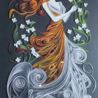 قاب کاردست ملیله کاغذی