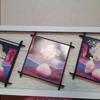 تابلو ۳ تیکه بسیار زیبا وخوش رنگ