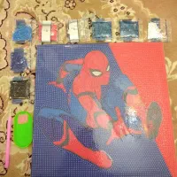 تابلو نقاشی الماسی بزرگ پسرانه طرح مرد عنکبوتی|تابلو، نقاشی، عکس|پرند, فاز ۶|دیوار