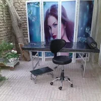 تخت تتو اپلاسیون ماساژ مژه لیزر معاینه پایه تاشو