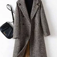 پالتو زنانه وشال مشکی ضخیم