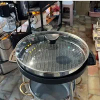 تابه گریل گرد چدنی رژیمی بدون روغن قابلمه ماهیتابه|ظروف پخت‌وپز|قم, محمد آباد|دیوار