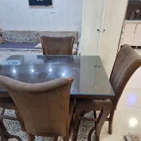 میز نهار خوری ۴ نفره|میز و صندلی غذاخوری|اهواز, سیصد دستگاه|دیوار