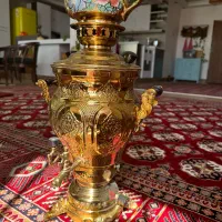 سماور گازی طلایی بسیار زیبا|سماور، چای‌ساز، قهوه‌ساز|تهران, قیطریه|دیوار