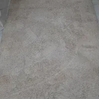 فرش سفید پرز بلند