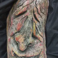 نقاشی روی سنگ و چوب|صنایع دستی و سایر لوازم تزئینی|فسا, |دیوار