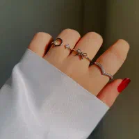 انگشتر های مینیمال رنگ ثابت|جواهرات|کرمانشاه, |دیوار