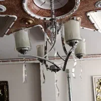 لوستر ۴ شاخه|لوستر و چراغ آویز|شاهین‌شهر, گرگاب|دیوار