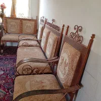 مبل فرفورجه سلطنتی و تخت دو نفره