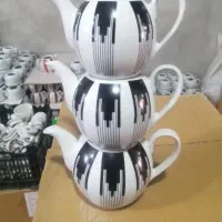 بشقاب وفنجون .قوری وقندون .با پارچه ست|ظروف سرو و پذیرایی|اصفهان, قهجاورستان|دیوار