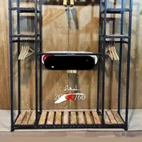 رگال باکس دار و ملزومات ترکیبی با فلز و چوب ترمو