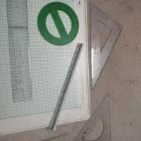 تخته رسم به همراه خط کش T و ...|لوازم التحریر|فولادشهر, مسکن مهر فولادشهر|دیوار