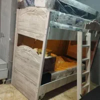 تخت بغل فلزی دوطبقه و تک طبقه|تخت و سرویس خواب|قزوین, |دیوار