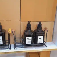 جا مایع دوقلو استند فلزی اک