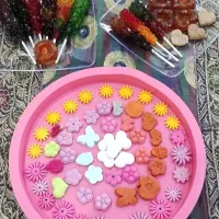 فروش قند و نبات فانتزی گیاهی و طعم دار