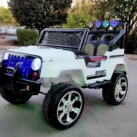 ماشین شارژی جیپ بزرگ اورجینال باطری اکبند