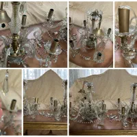 یک جفت لوستر قدیمی