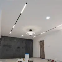 برقکار نصب لوستر آیفون لاین نوری کولر آبی هالوژن|خدمات پیشه و مهارت|همدان, |دیوار