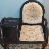 میز تلفن چوبی