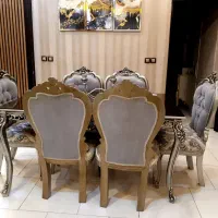 مبل مدل افسون ومیزناهارخوری بسیارزیبا|مبلمان خانگی و میز عسلی|کرج, گلشهر|دیوار