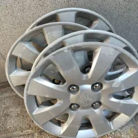 ۷ حلقه رینگ و لاستیک ۱۴ / ۲۰۵ ۴ عدد قالپاق اسپرت|قطعات یدکی و لوازم جانبی|تایباد, |دیوار