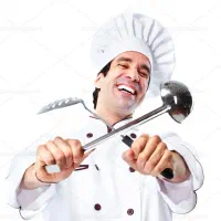 آشپز  منقل کار کارگر وارد