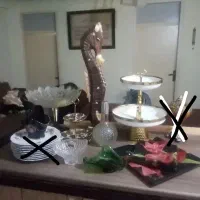 بشقاب چینی گل سرخی قدیمی ۵ستاره    زیرقیمت
