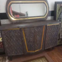 آینه کنسول تمام ام دی اف|بوفه، ویترین، کنسول|گرگان, |دیوار