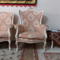 مبل استیل ۹ نفره با میز ناهارخوری