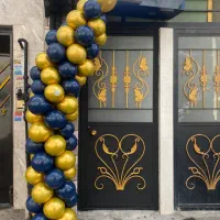 بادکنک‌آرایی|خدمات پذیرایی، مراسم|رشت, بوسار|دیوار