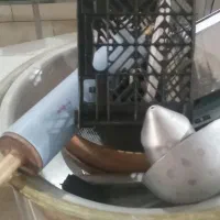 کاسه استیل خورده وسایل قنادی