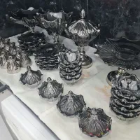 سرویس پذیرایی رنگ پلاتین ۱۸نفره|ظروف سرو و پذیرایی|پاکدشت, پاکدشت (مامازند)|دیوار