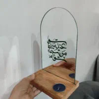 آینه هفت سین رو میزی با پایه چوبی