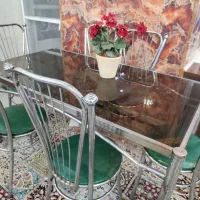 میز نهار خوری بدون شیشه