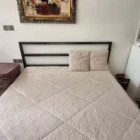تخت یک نفره با تشک و کفی
